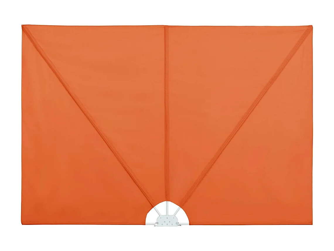 Auvent latéral pliable de terrasse Terre cuite 240x160
