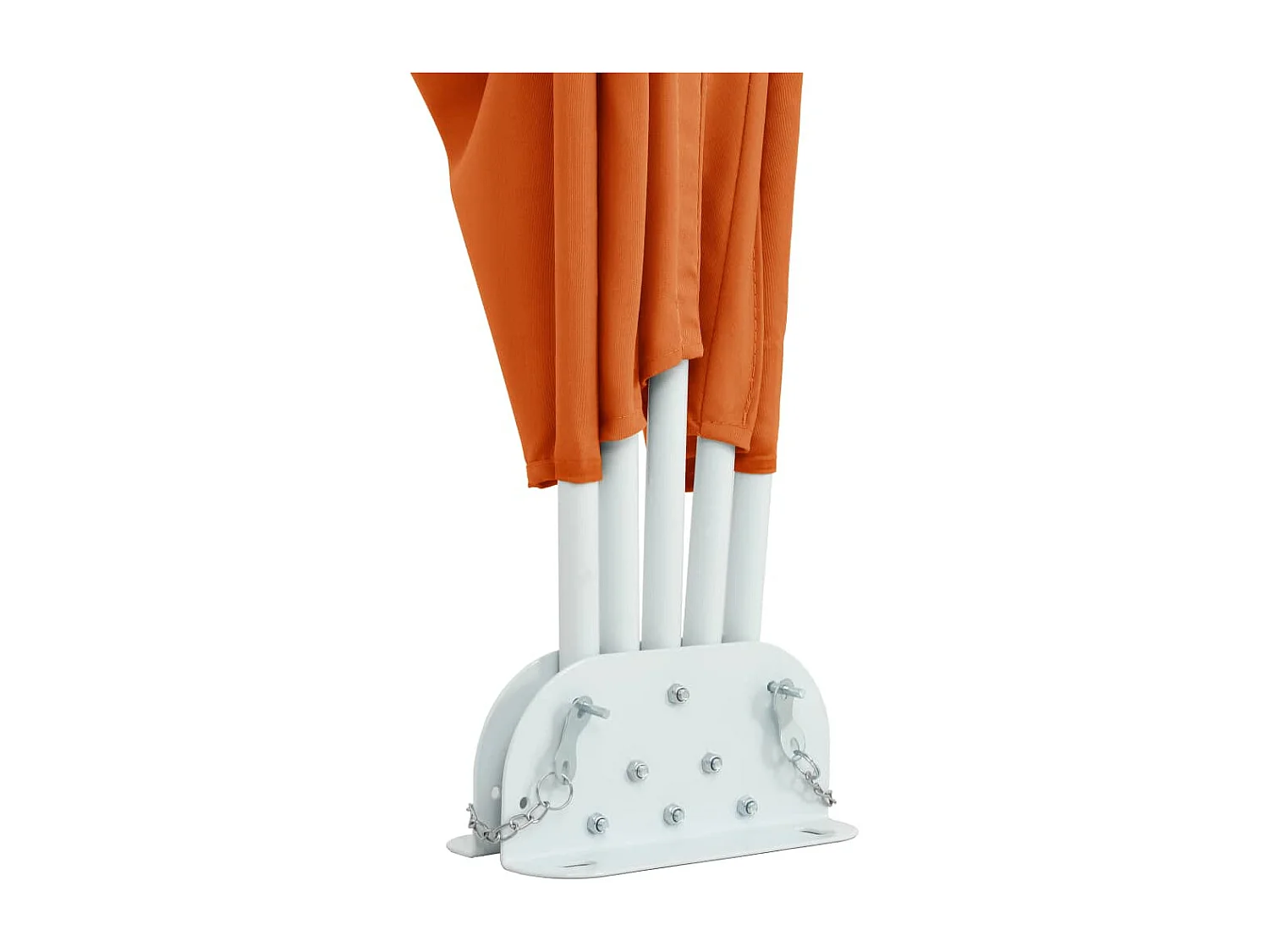 Auvent latéral pliable de terrasse Terre cuite 240x160