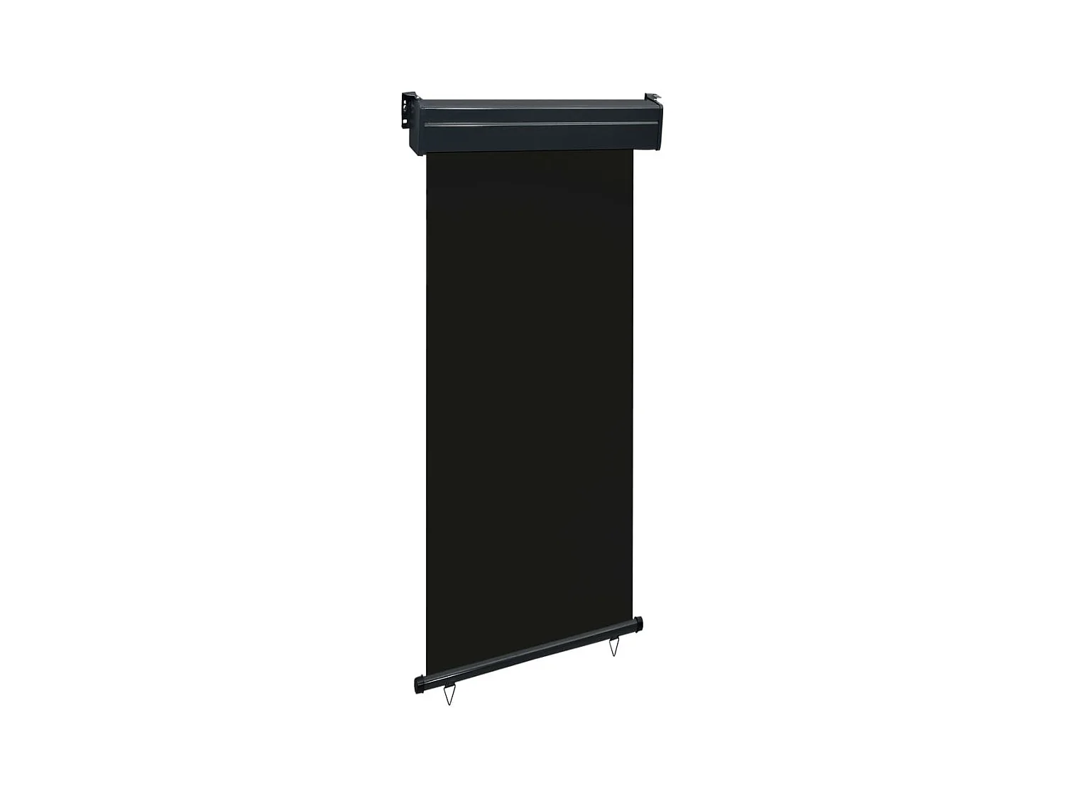 Auvent latéral de balcon 100x250 Noir