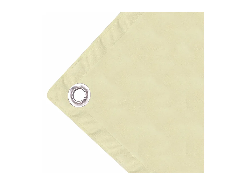Écran de balcon en tissu Oxford 75x400 Crème
