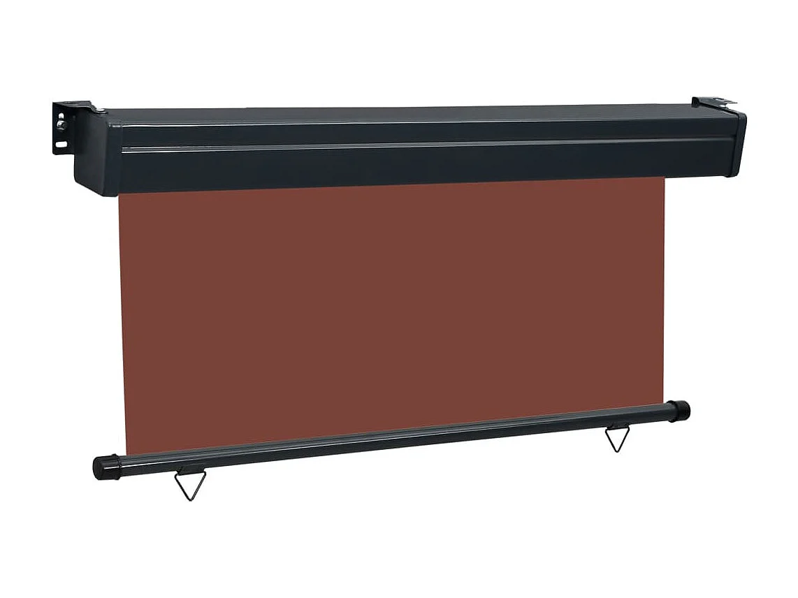 Auvent latéral de balcon 170x250 Marron 2