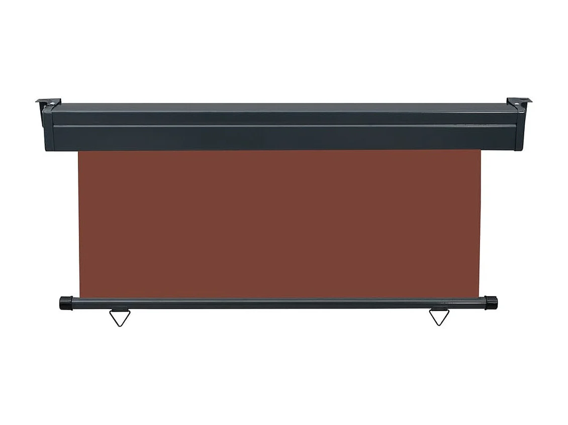 Auvent latéral de balcon 170x250 Marron 2