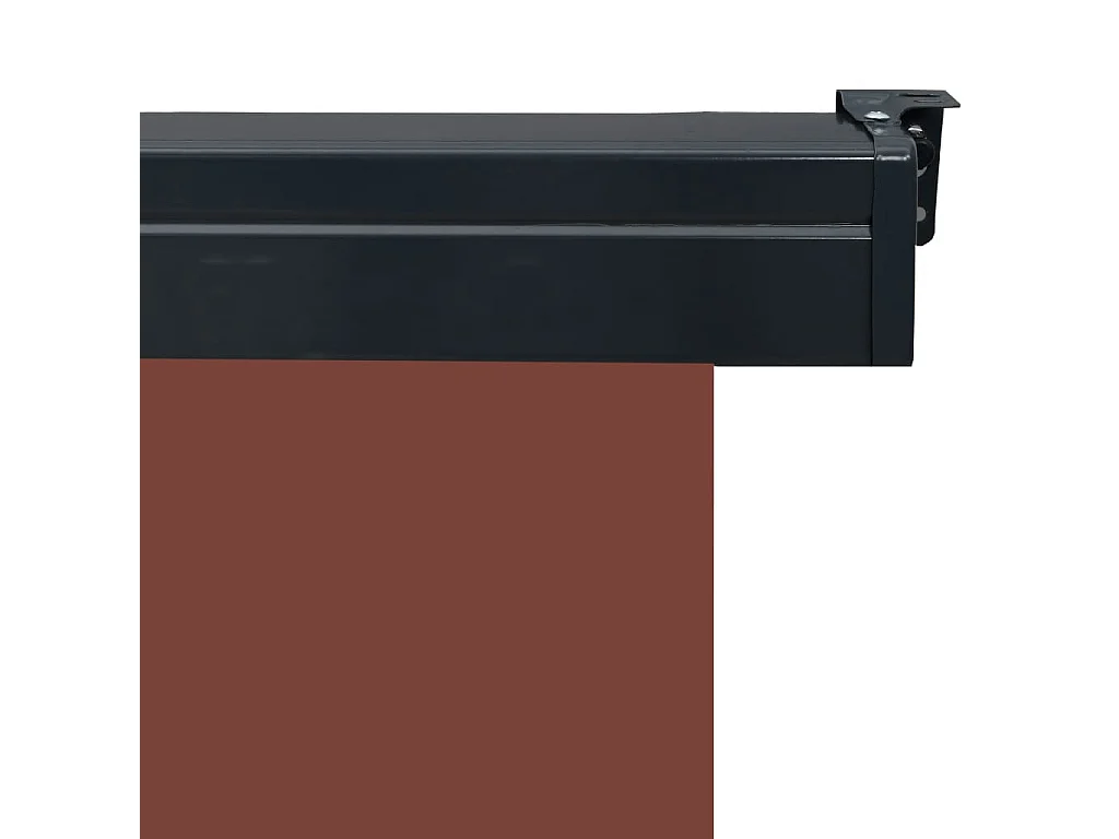Auvent latéral de balcon 170x250 Marron 2