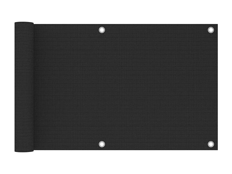 Écran de balcon en PEHD 75x500 Anthracite