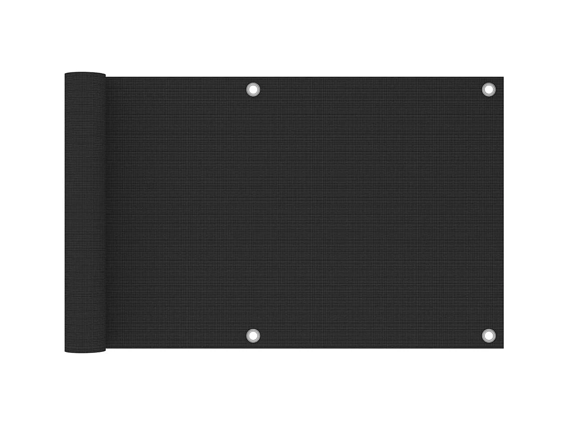 Écran de balcon en PEHD 75x500 Anthracite
