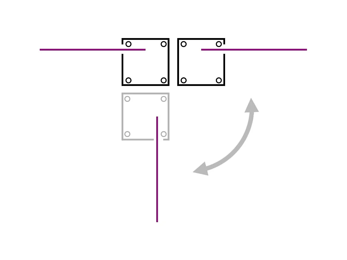 Auvent latéral rétractable de patio 140x1200 Rouge