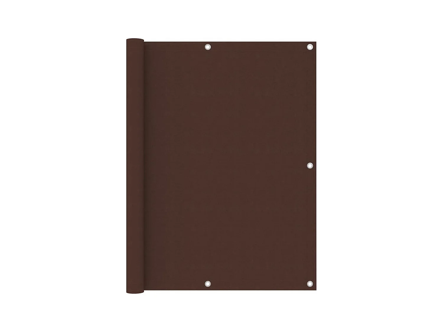 Écran de balcon Marron 120x300 Tissu Oxford