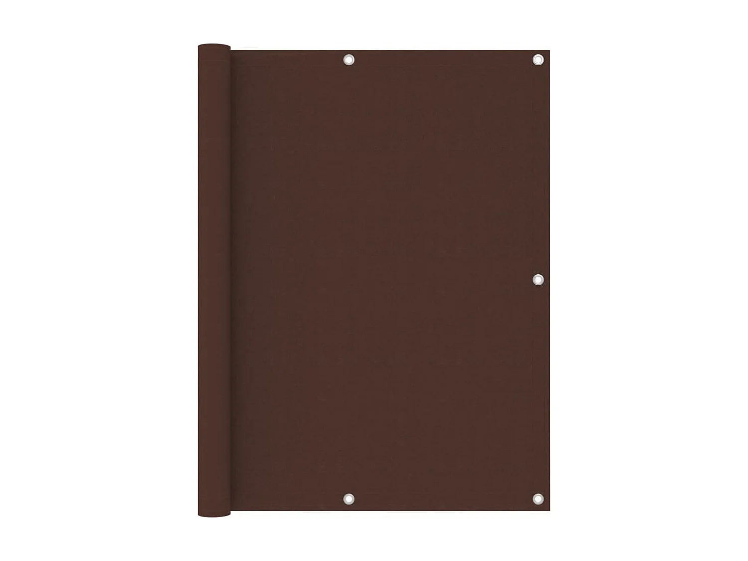 Écran de balcon Marron 120x300 Tissu Oxford