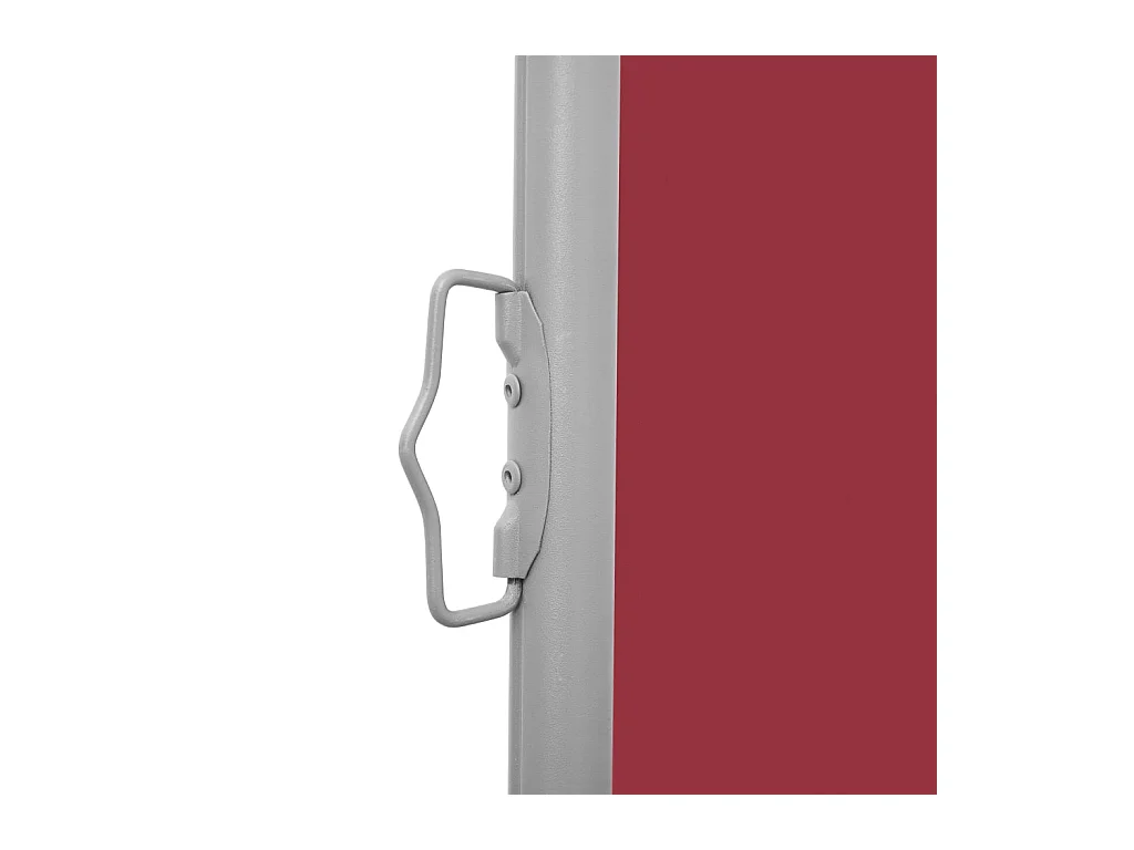 Auvent latéral rétractable de patio 170x1200 Rouge