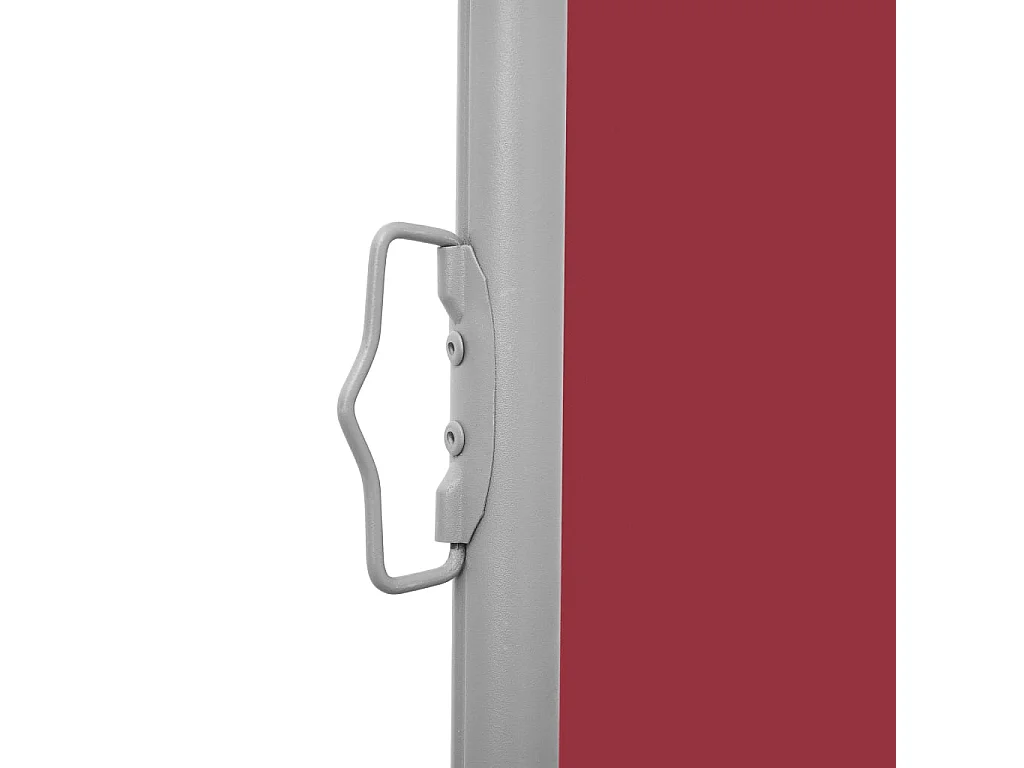 Auvent latéral rétractable de patio 170x1200 Rouge