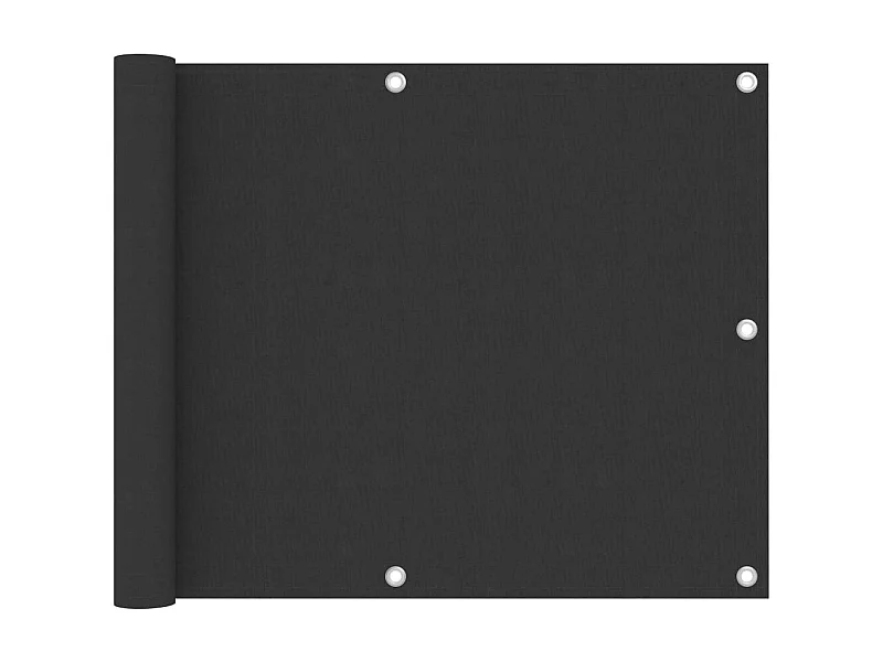 Écran de balcon Anthracite 75x300 Tissu Oxford