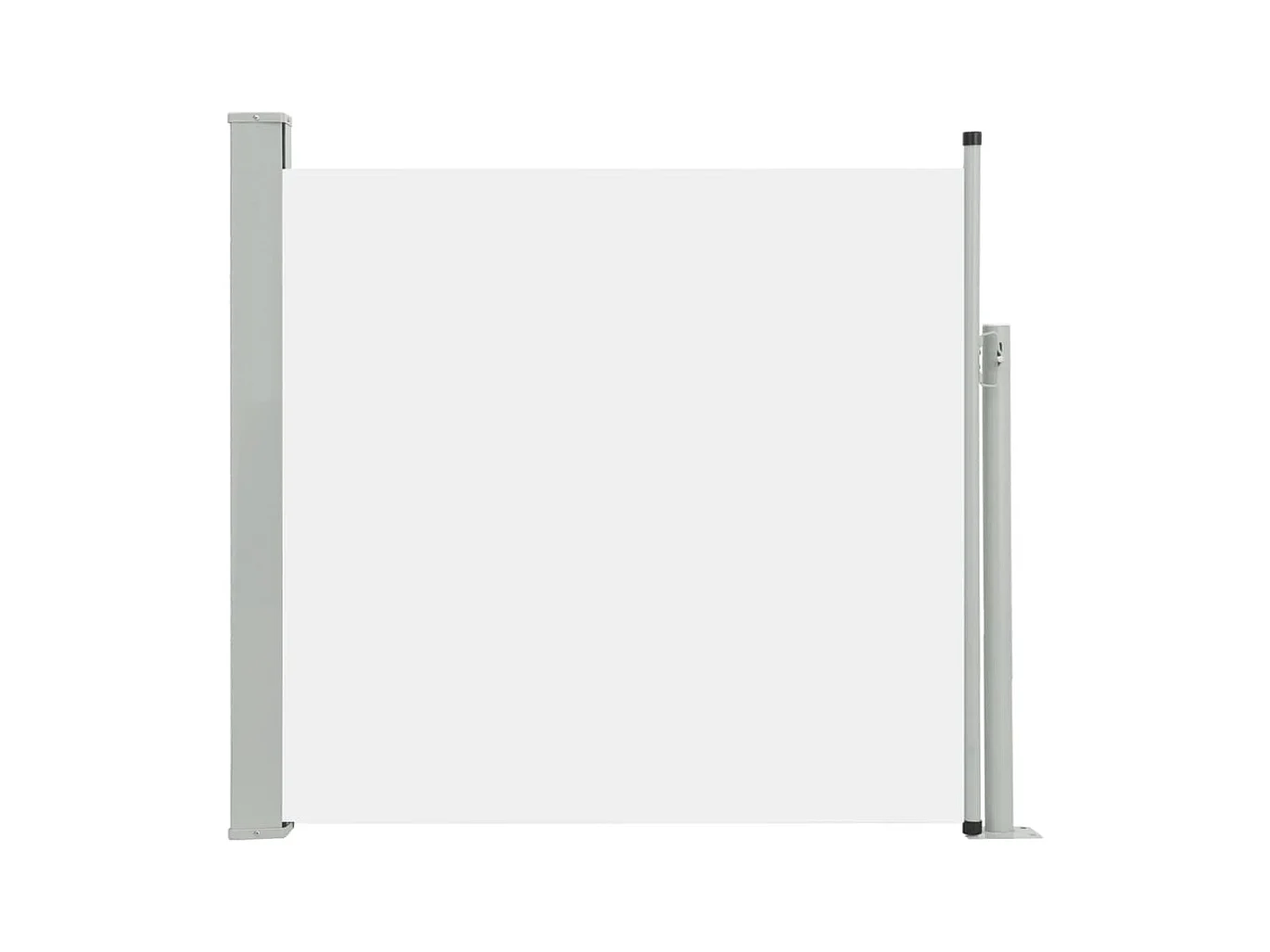 Auvent latéral rétractable de patio 170x300 Crème 2