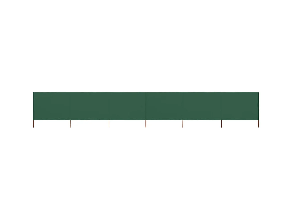 Paravent 6 panneaux Tissu 800x160 Vert