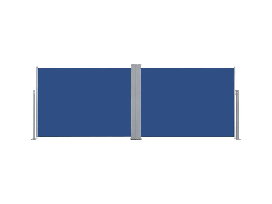 Auvent latéral rétractable Bleu 120x1000