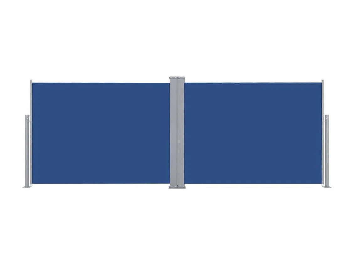 Auvent latéral rétractable Bleu 120x1000