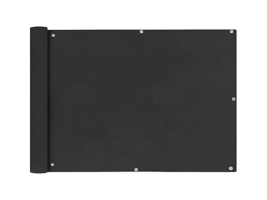 Écran de balcon en tissu Oxford 75x400 Anthracite