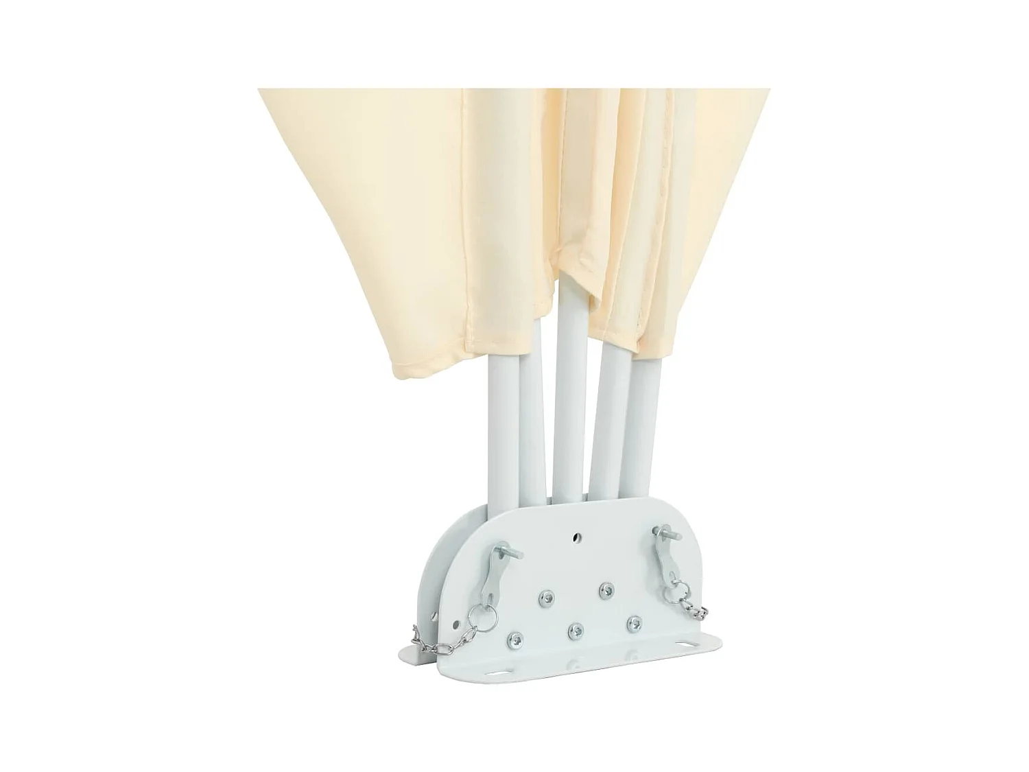 Auvent latéral pliable de terrasse Crème 400x200