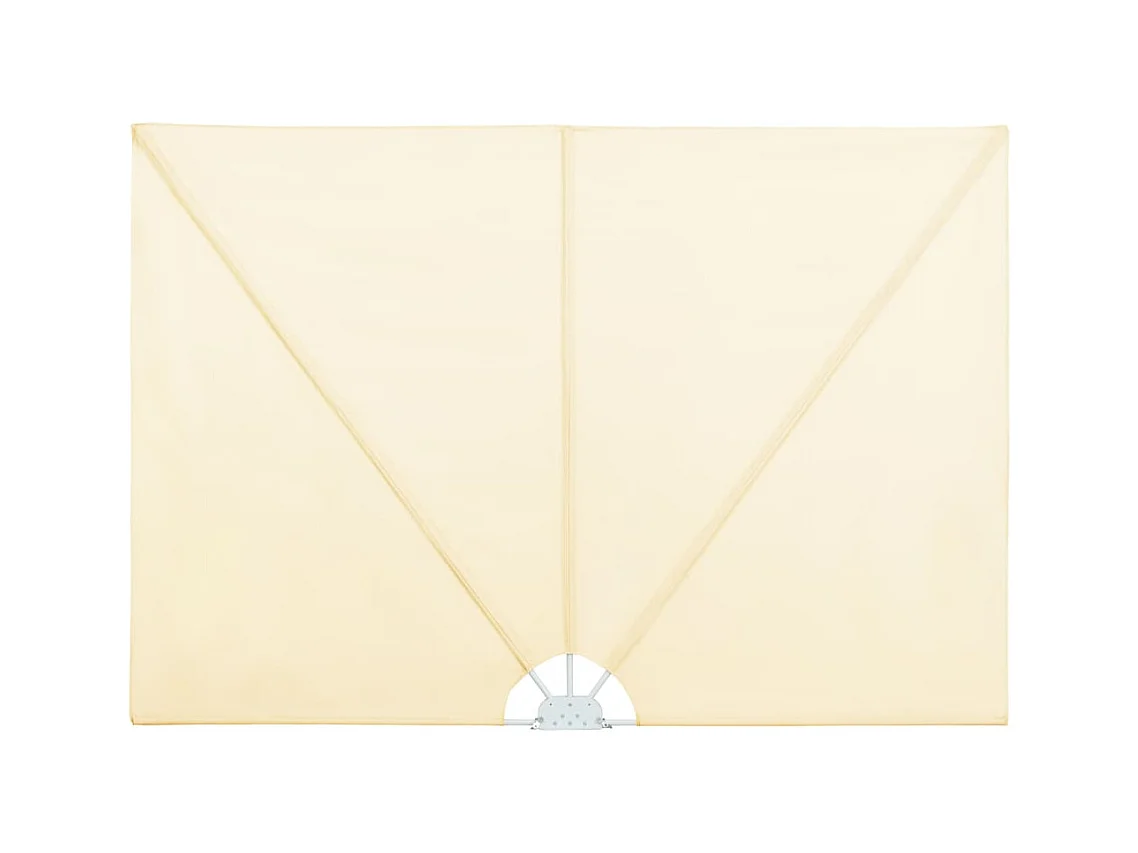 Auvent latéral pliable de terrasse Crème 400x200