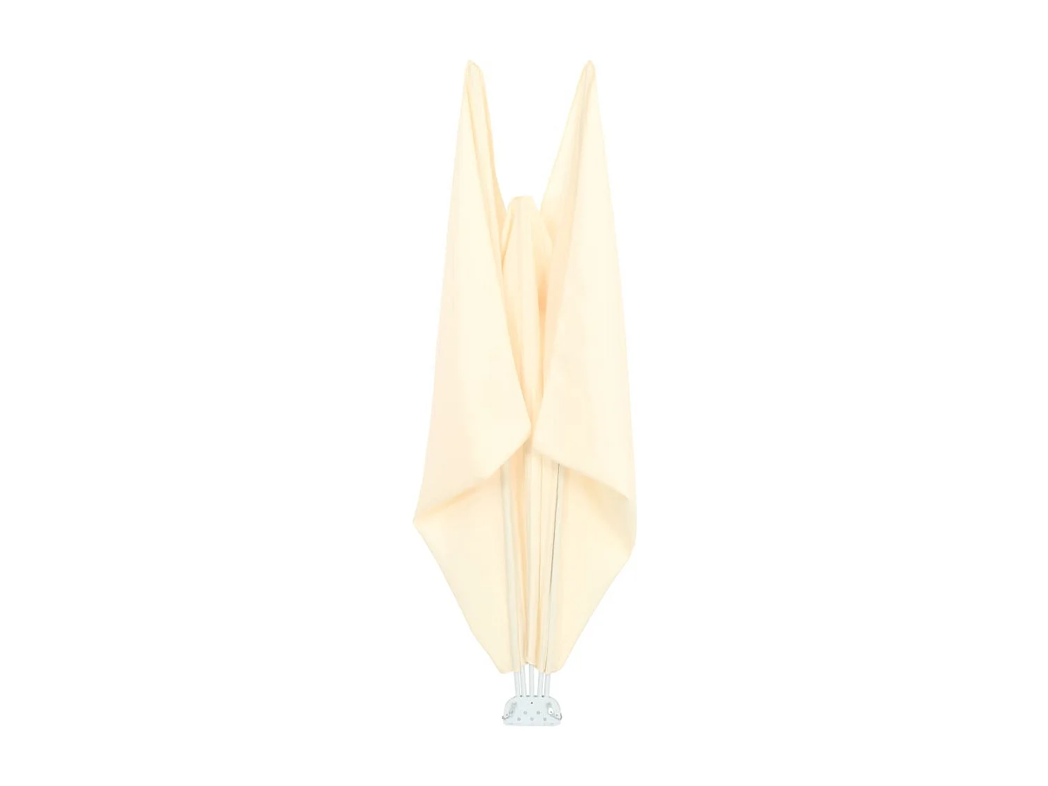 Auvent latéral pliable de terrasse Crème 400x200