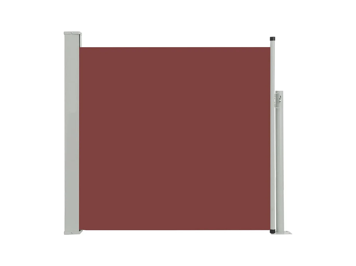 Auvent latéral rétractable de patio 170x300 Marron