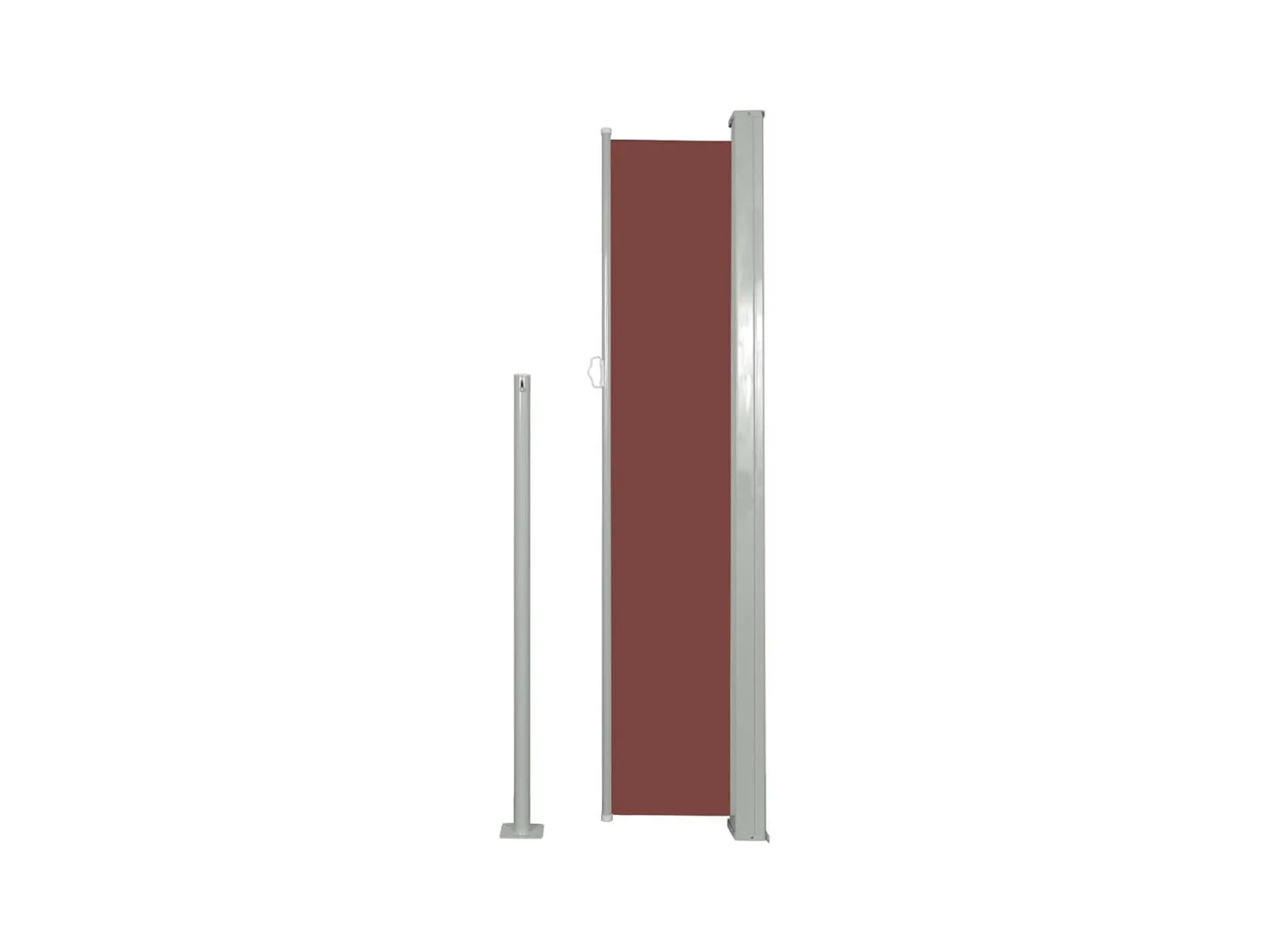 Auvent latéral rétractable de patio 160x300 Marron