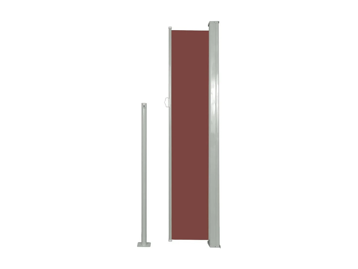Auvent latéral rétractable de patio 160x300 Marron