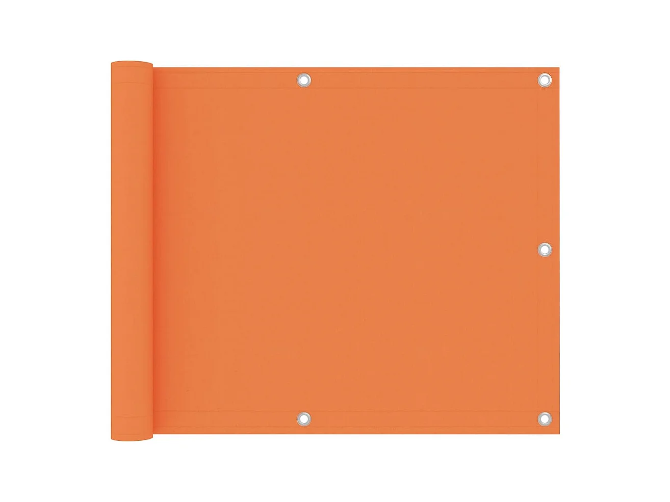 Écran de balcon Orange 75x500 Tissu Oxford