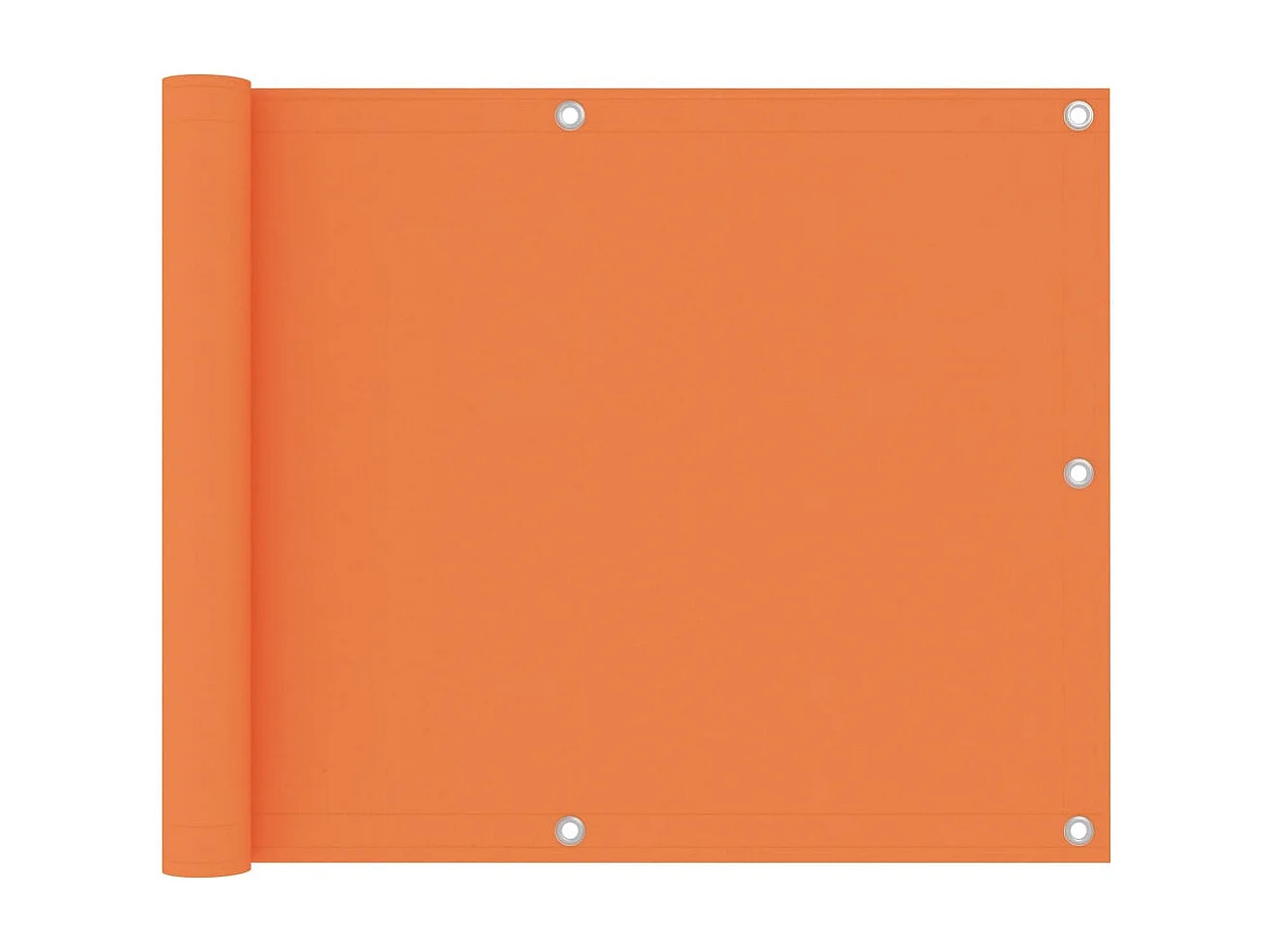 Écran de balcon Orange 75x500 Tissu Oxford