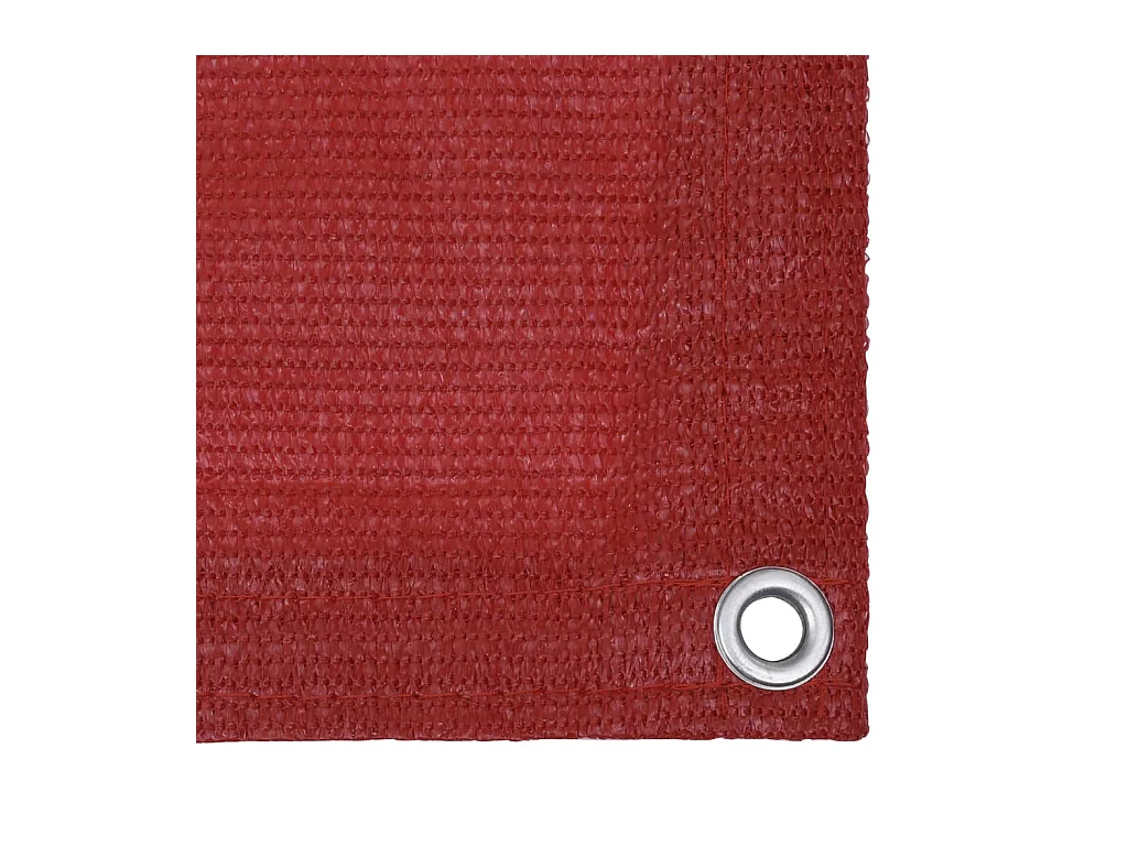 Écran de balcon Rouge 90x400 PEHD
