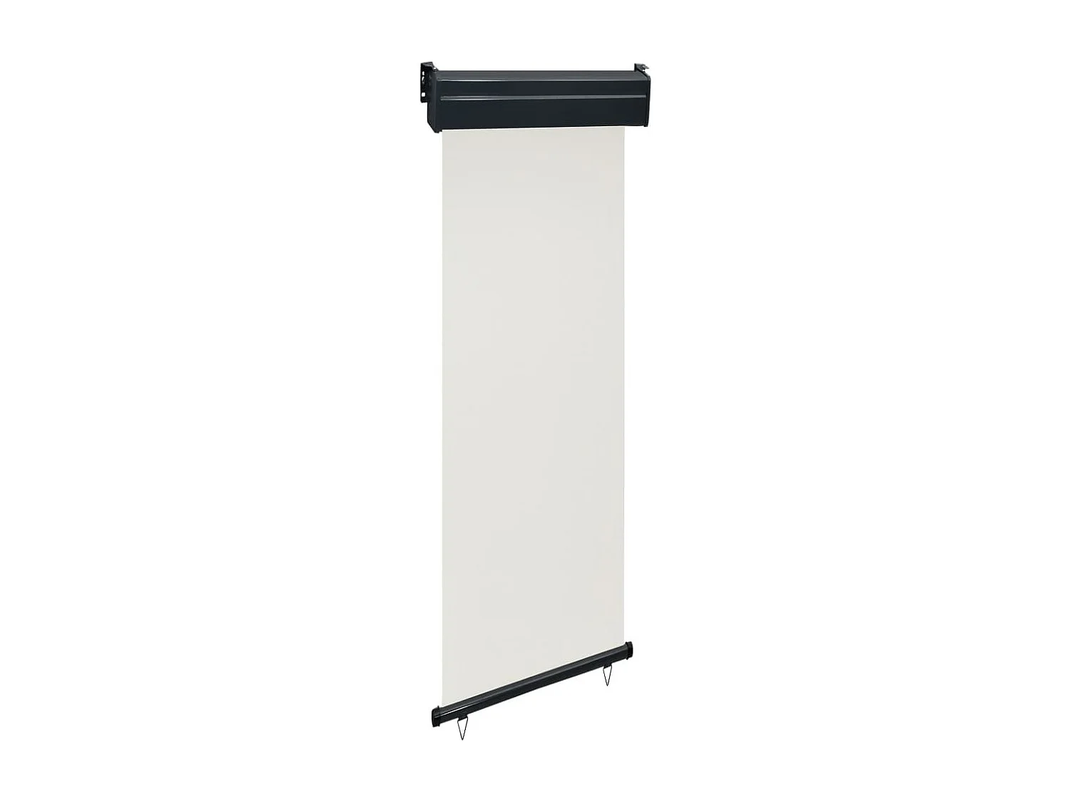 Auvent latéral de balcon 60x250 Crème
