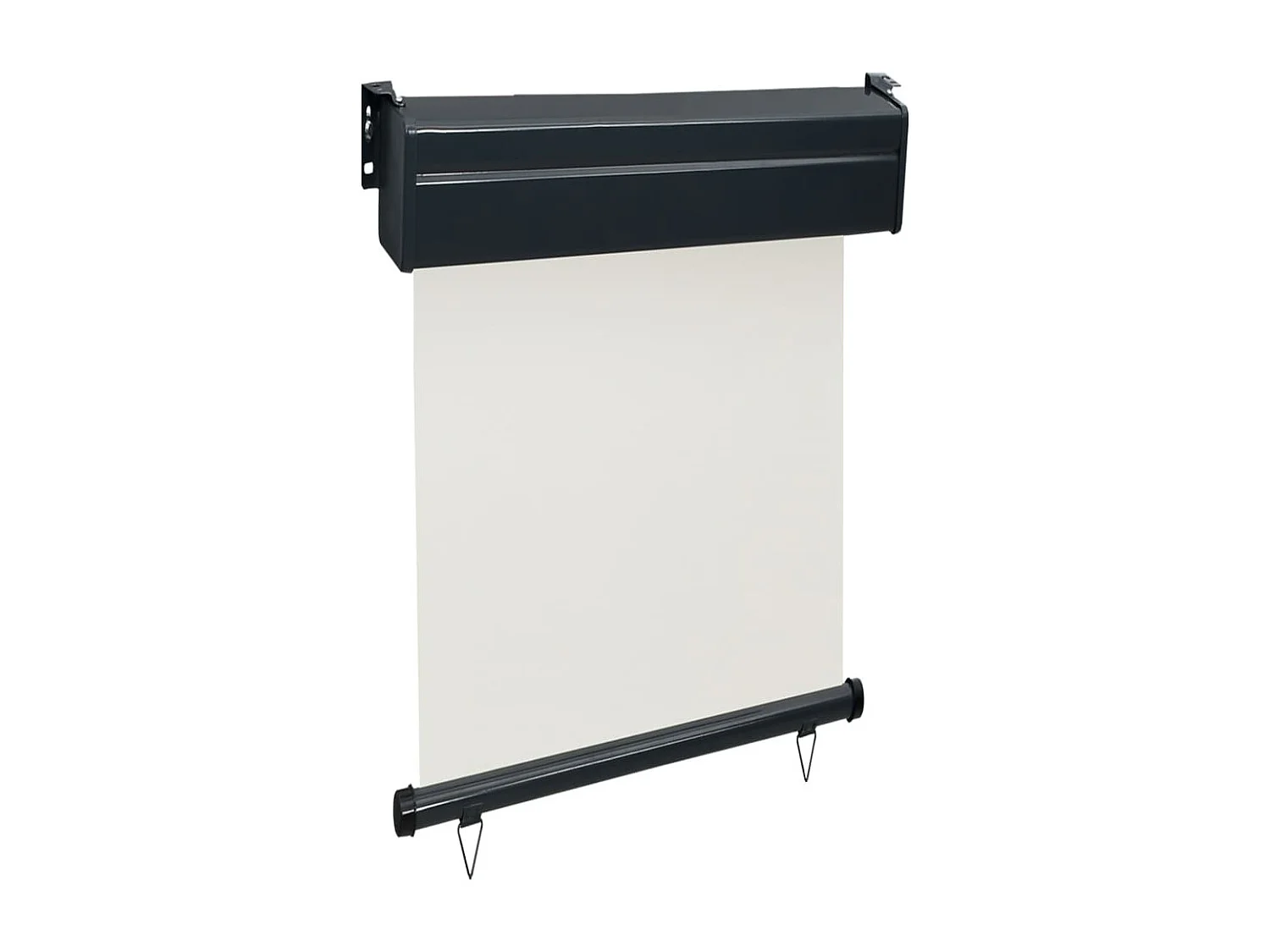 Auvent latéral de balcon 60x250 Crème