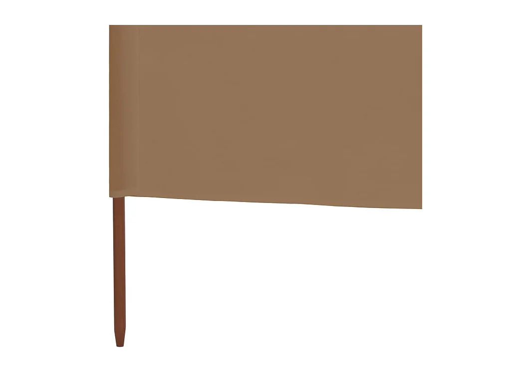 Paravent 5 panneaux Tissu 600x120 Taupe