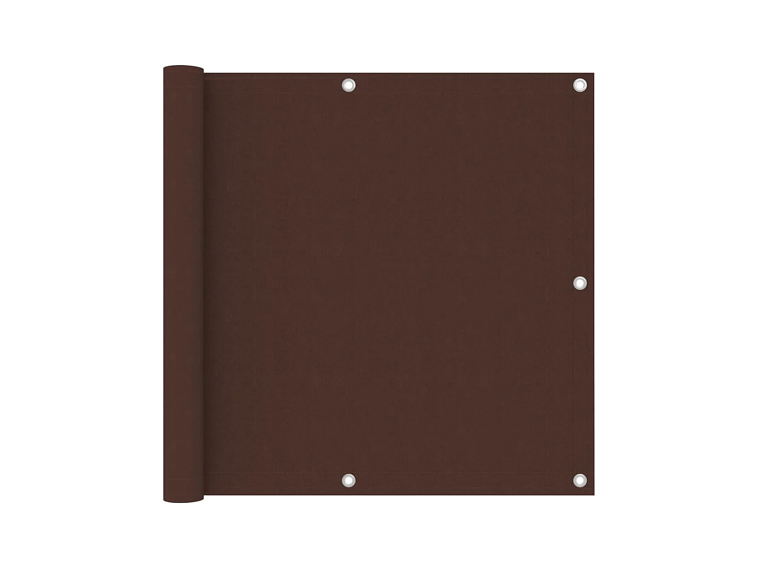 Écran de balcon Marron 90x500 Tissu Oxford