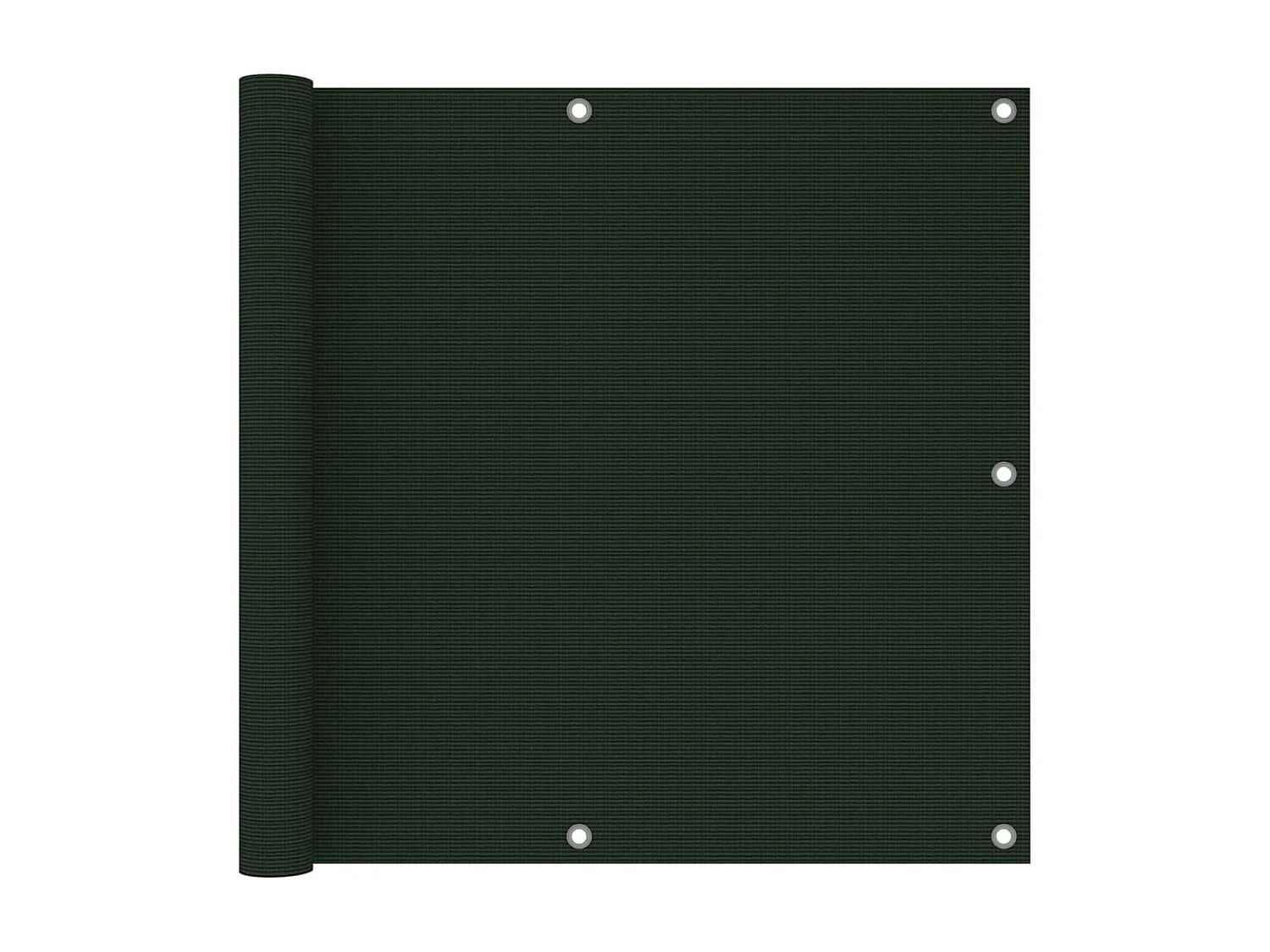 Écran de balcon Vert foncé 90x400 PEHD