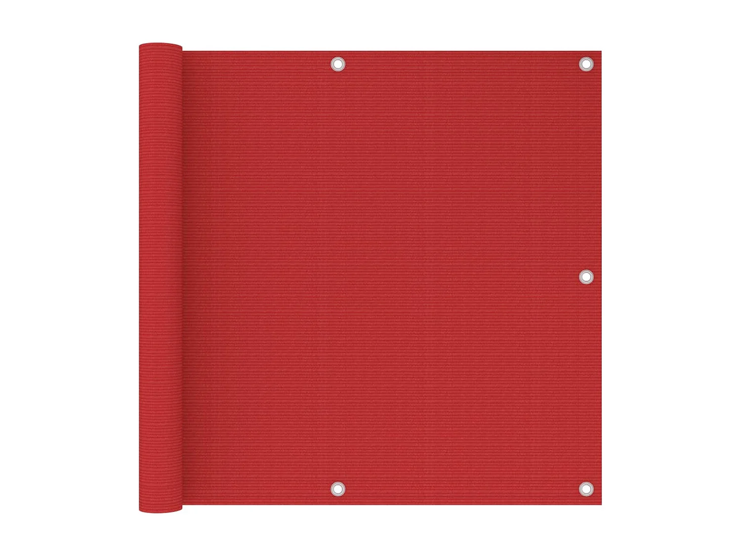 Écran de balcon Rouge 90x500 PEHD