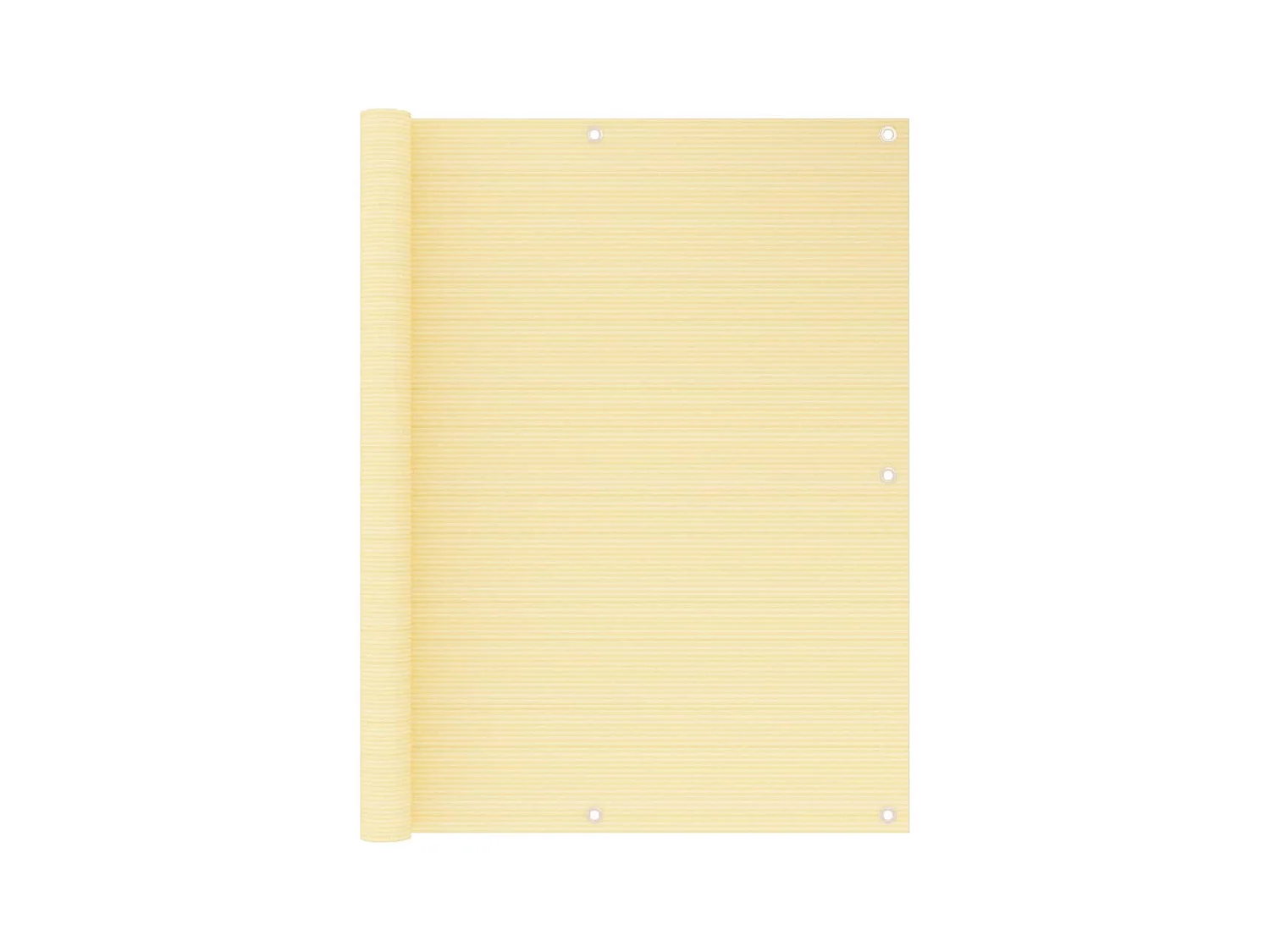 Écran de balcon Beige 120x500 PEHD