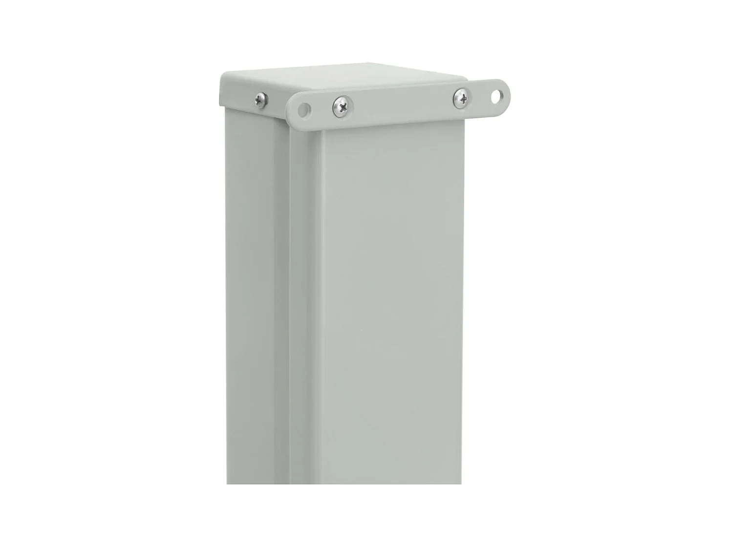 Auvent latéral rétractable de patio 100x500 Crème