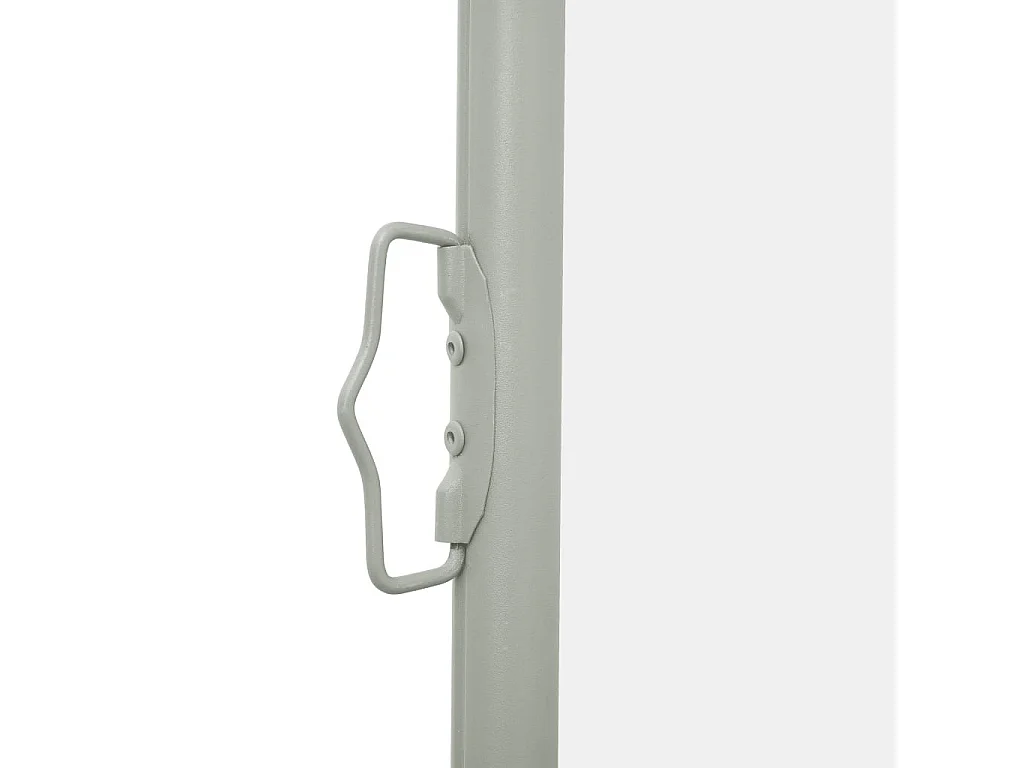 Auvent latéral rétractable de patio 100x500 Crème