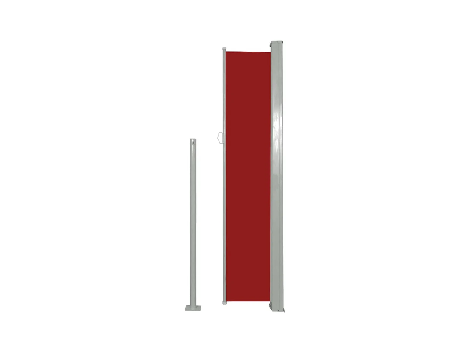 Auvent latéral rétractable 160x500 Rouge