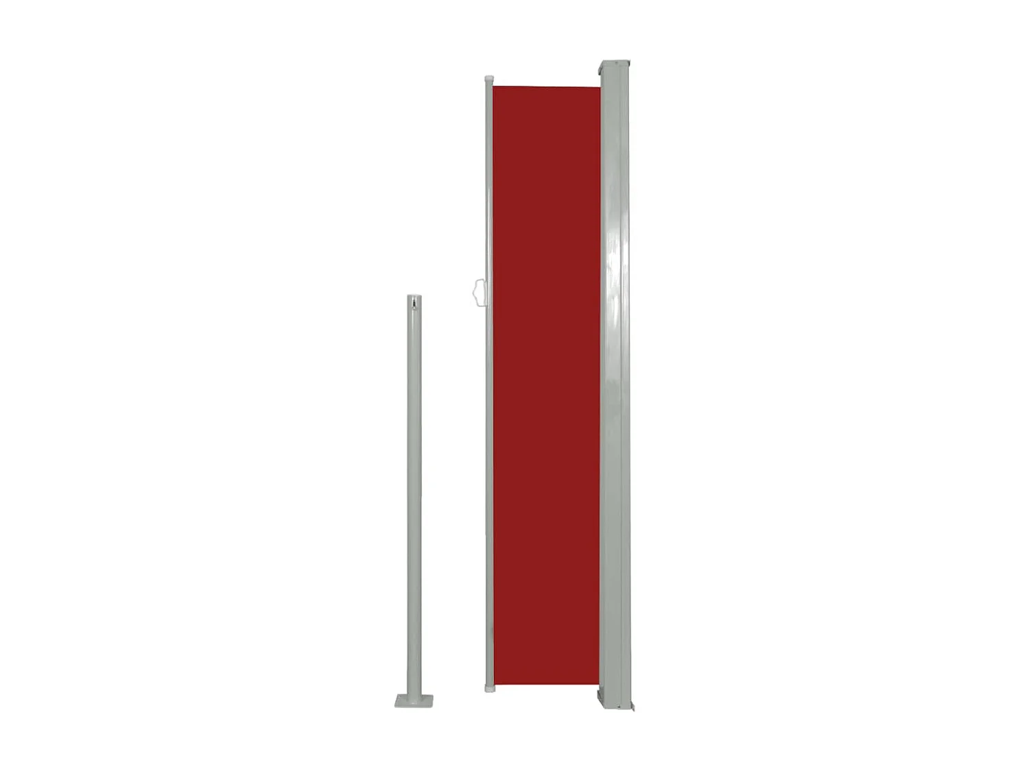 Auvent latéral rétractable 160x500 Rouge