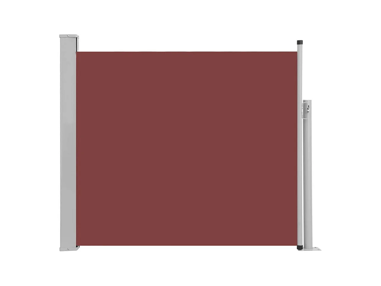 Auvent latéral rétractable de patio 100x300 Marron
