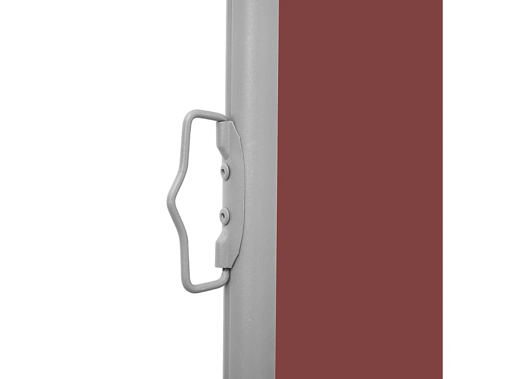 Auvent latéral rétractable de patio 100x300 Marron