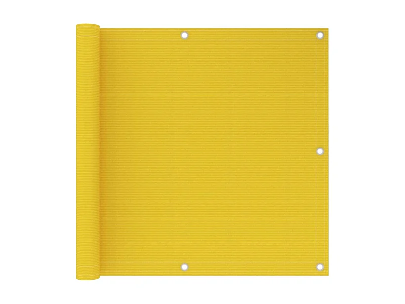Écran de balcon Jaune 90x600 PEHD