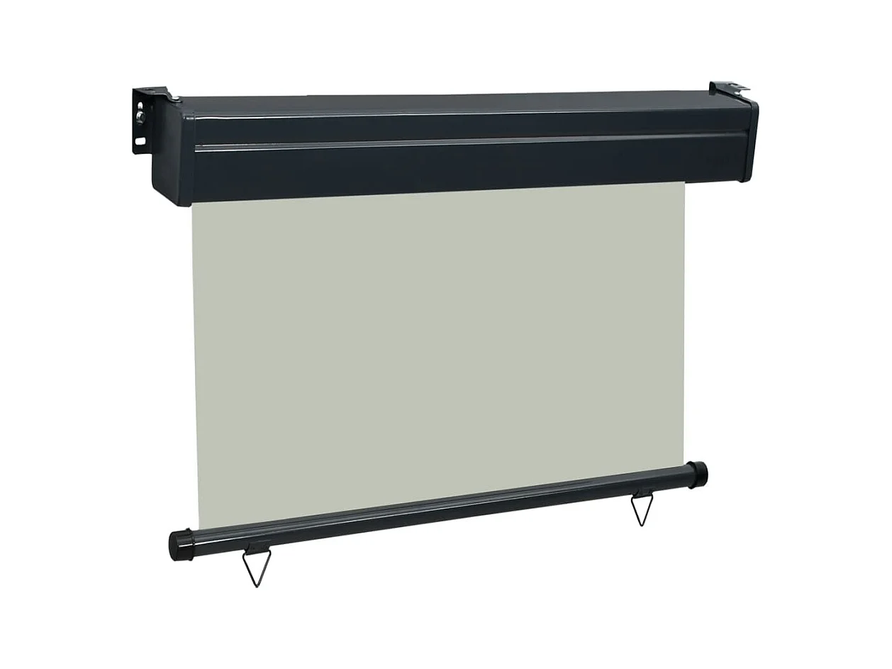 Auvent latéral de balcon 80x250 Gris