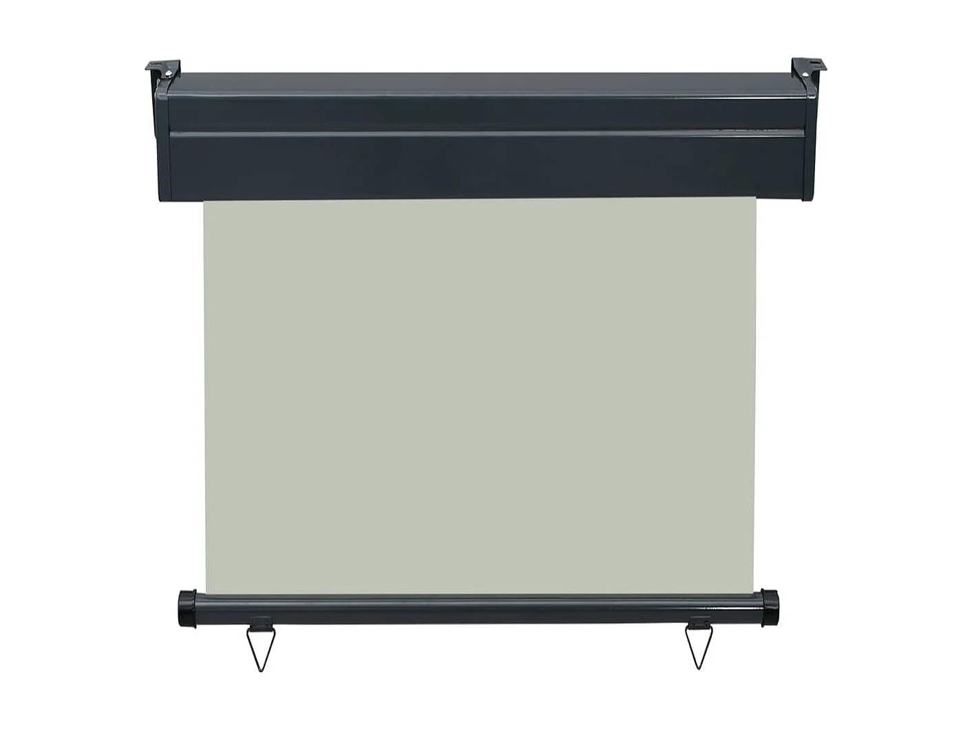 Auvent latéral de balcon 80x250 Gris