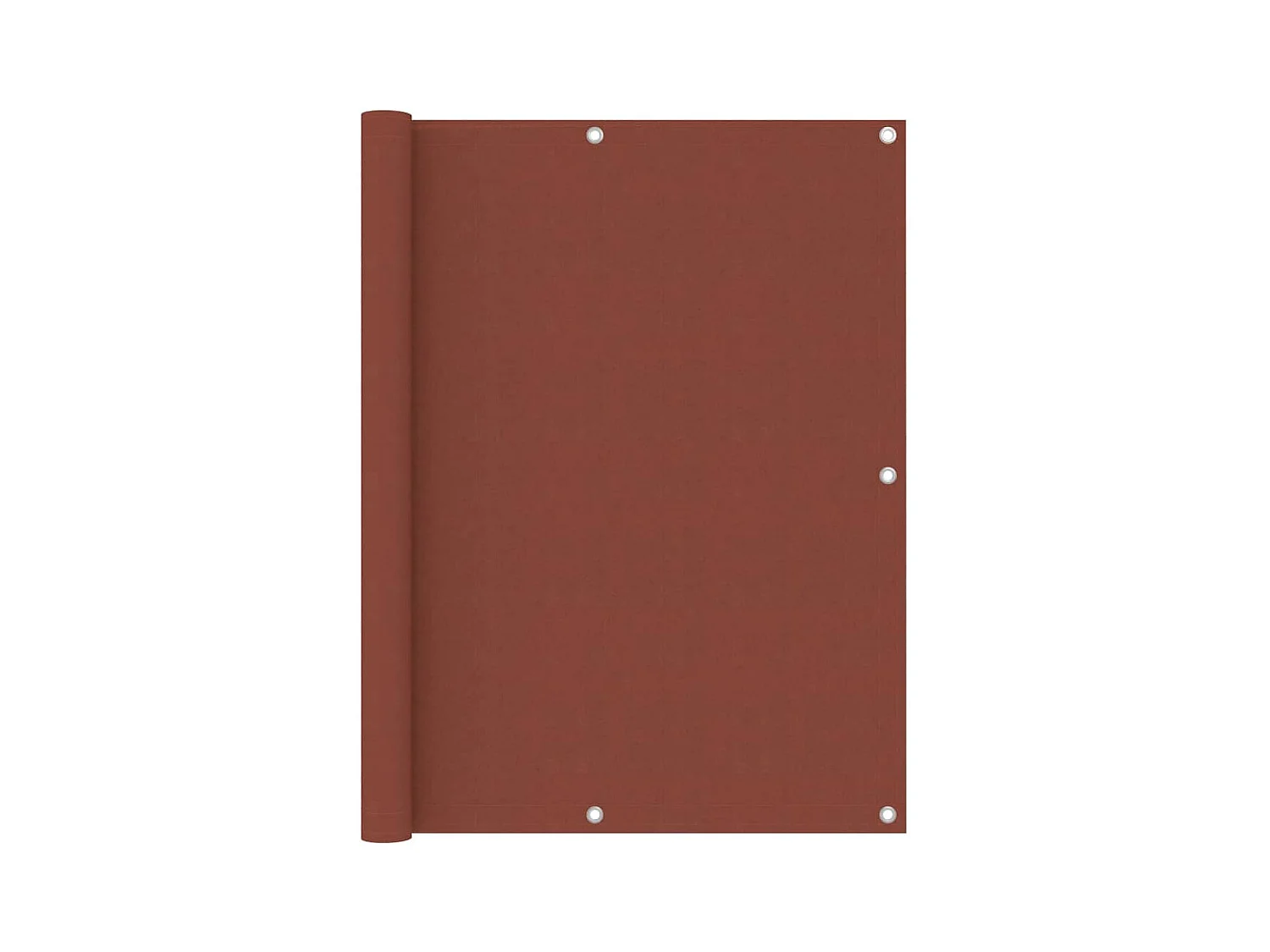 Écran de balcon Terre cuite 120x600 Tissu Oxford