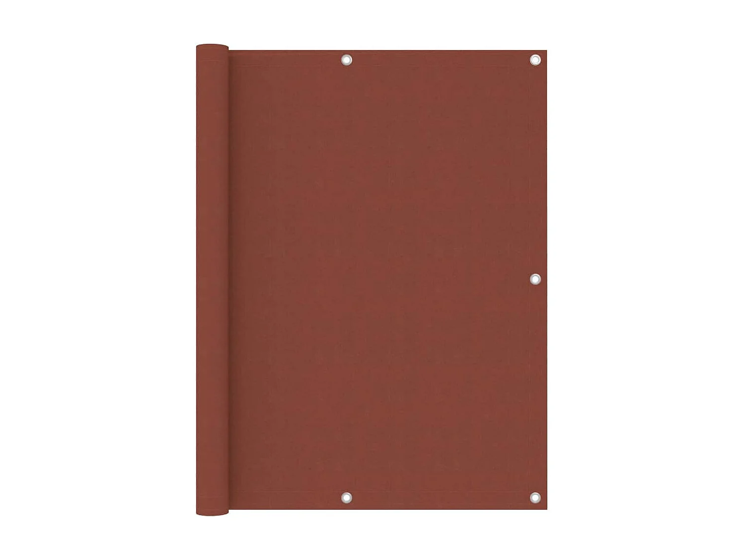 Écran de balcon Terre cuite 120x600 Tissu Oxford