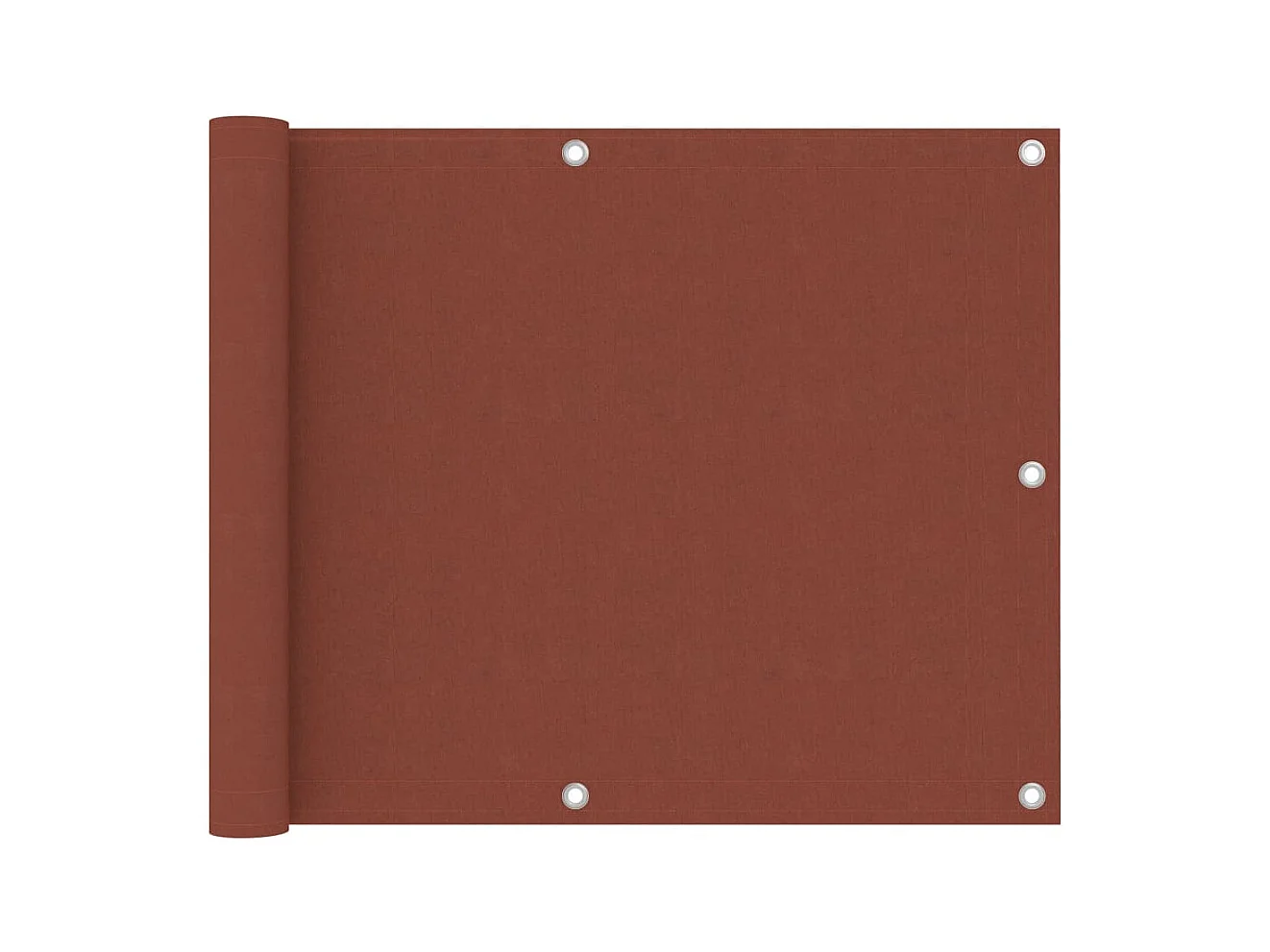 Écran de balcon Terre cuite 75x300 Tissu Oxford