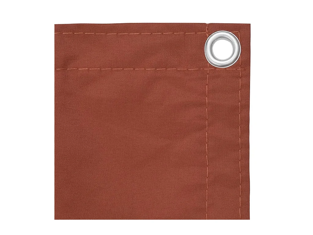 Écran de balcon Terre cuite 75x300 Tissu Oxford