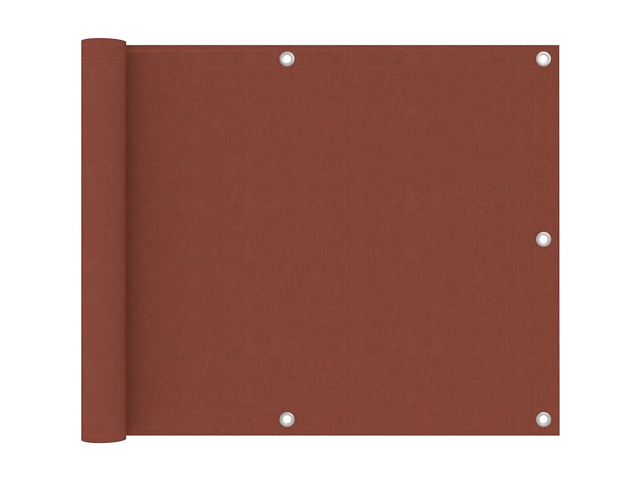 Écran de balcon Terre cuite 75x300 Tissu Oxford